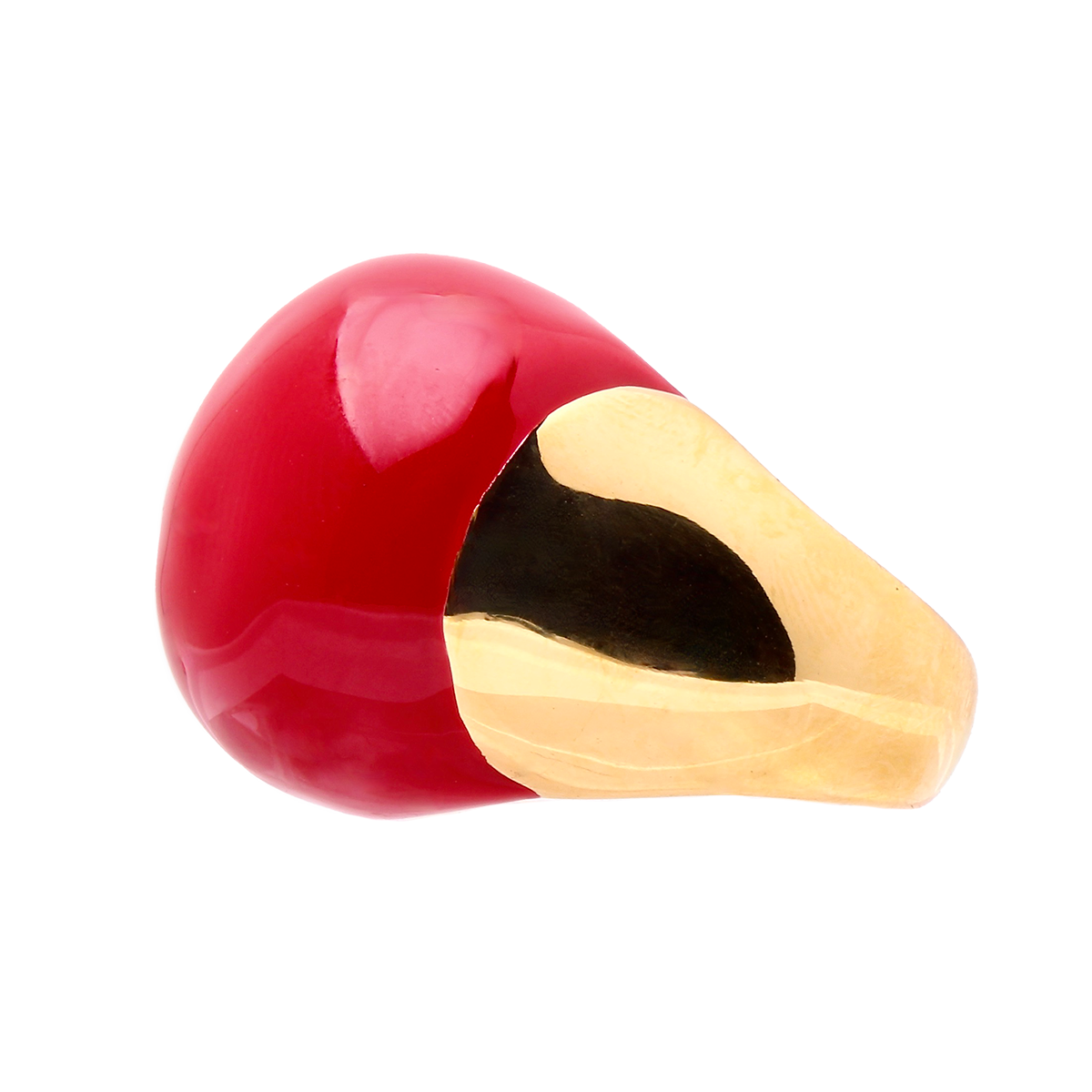 L’HORIZON, Rouge Soleil Dome Cocktail Ring