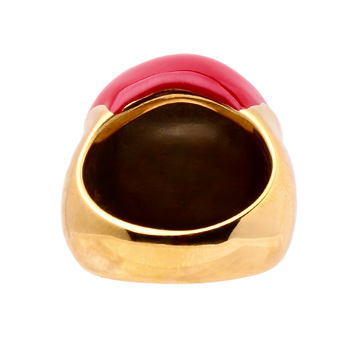 L’HORIZON, Rouge Soleil Dome Cocktail Ring