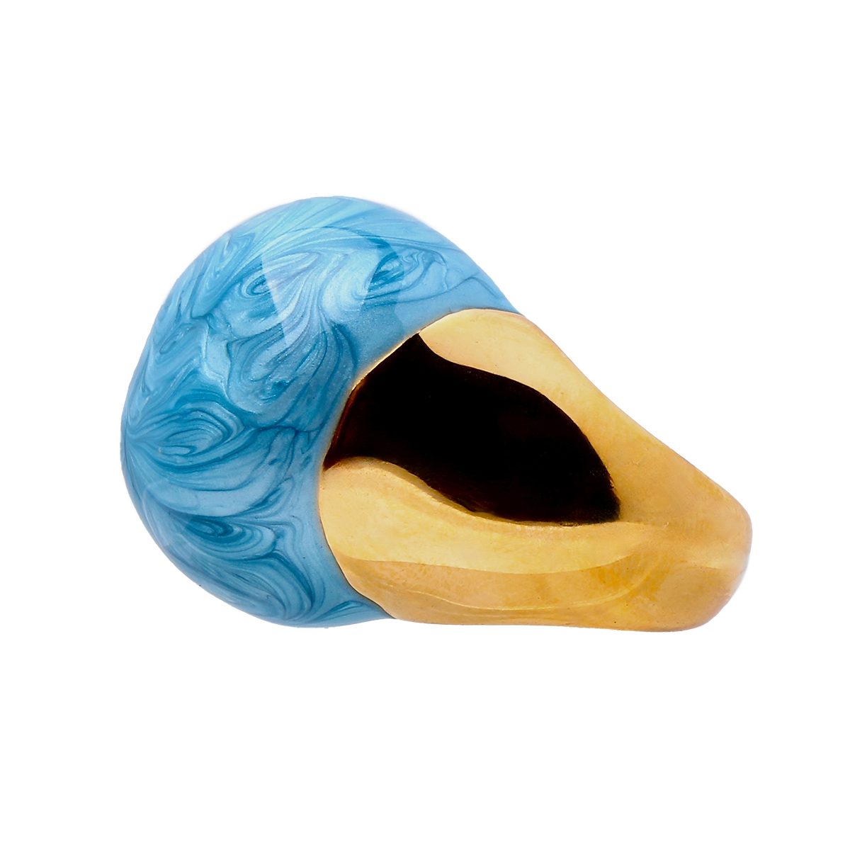 L’HORIZON, Bleu Marbré Cocktail Ring