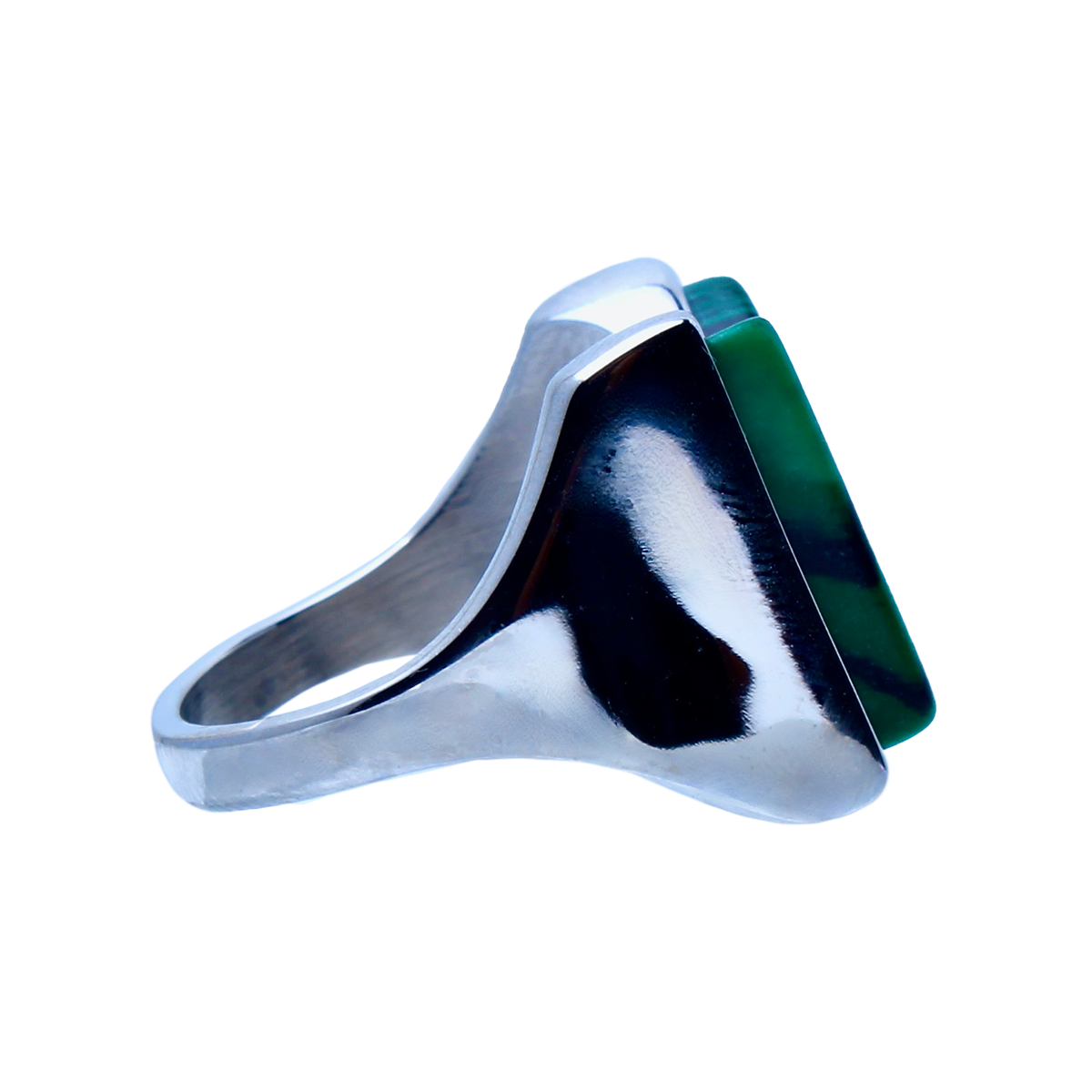 PALM CANYON, Twin Malachite Stones Set Band