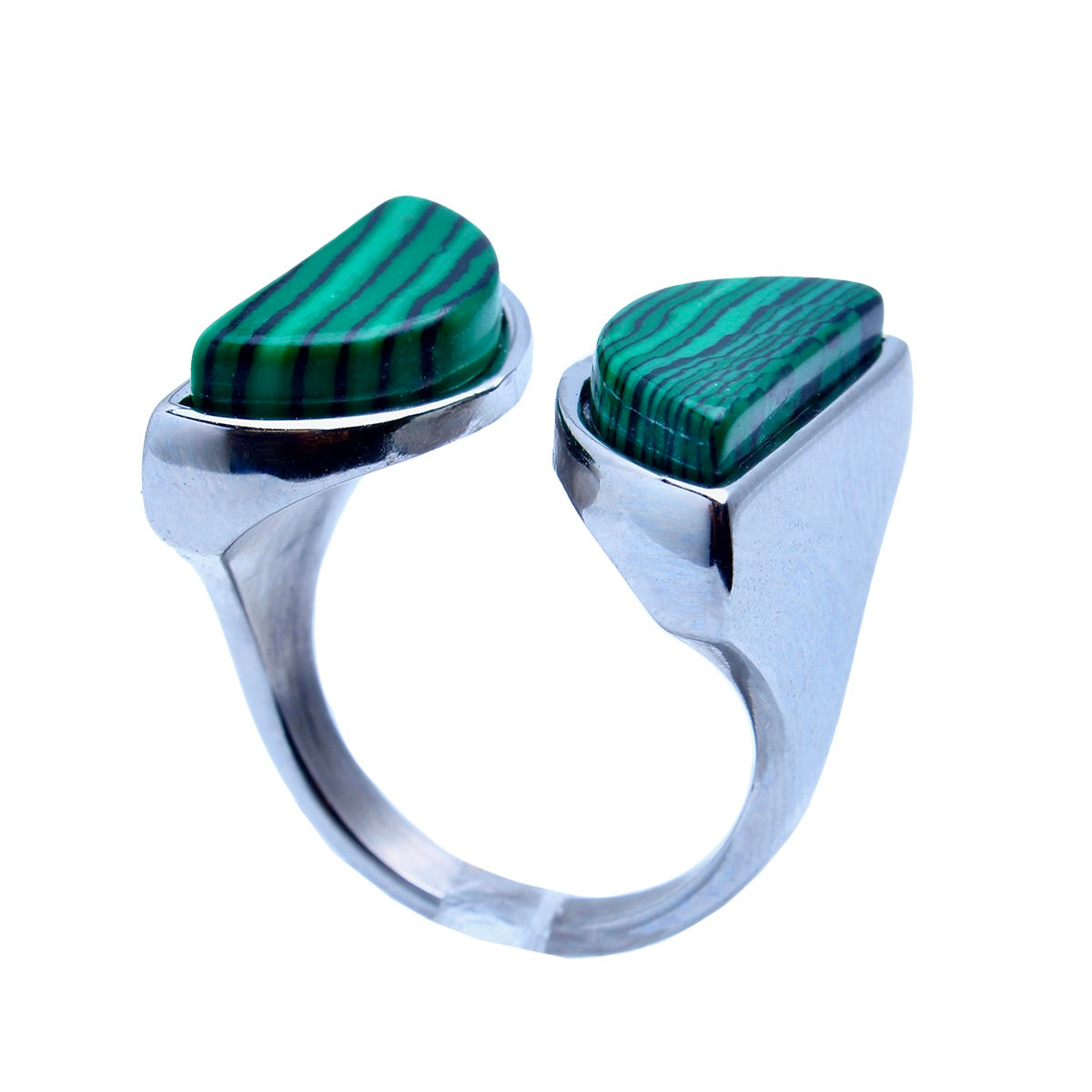 PALM CANYON, Twin Malachite Stones Set Band