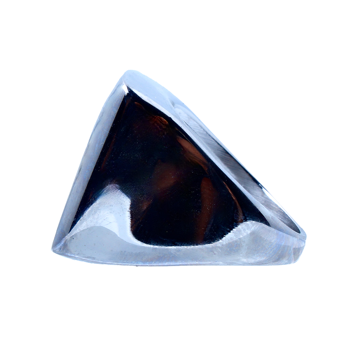 ARRIVE, Bold Square Silver Signet Ring
