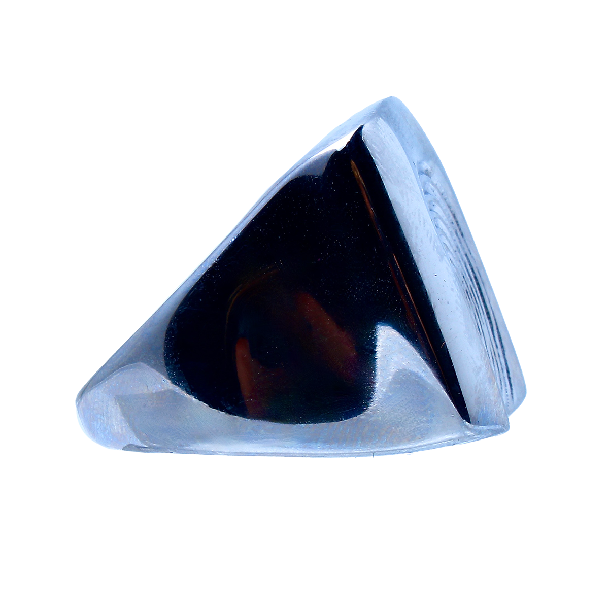 ARRIVE, Bold Square Silver Signet Ring