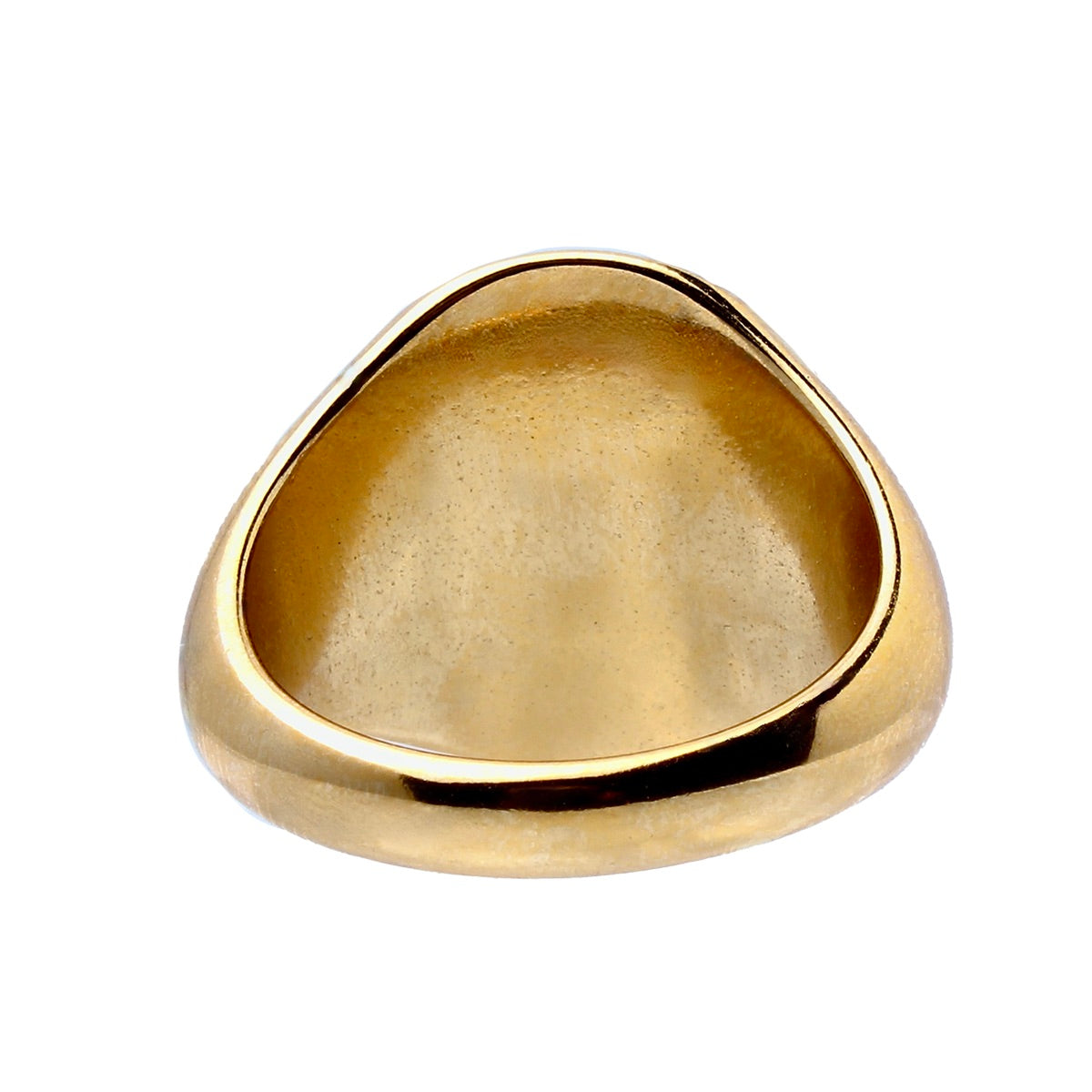 El Silencio, Tiger Eye, Golden Cabochon Cocktail Ring
