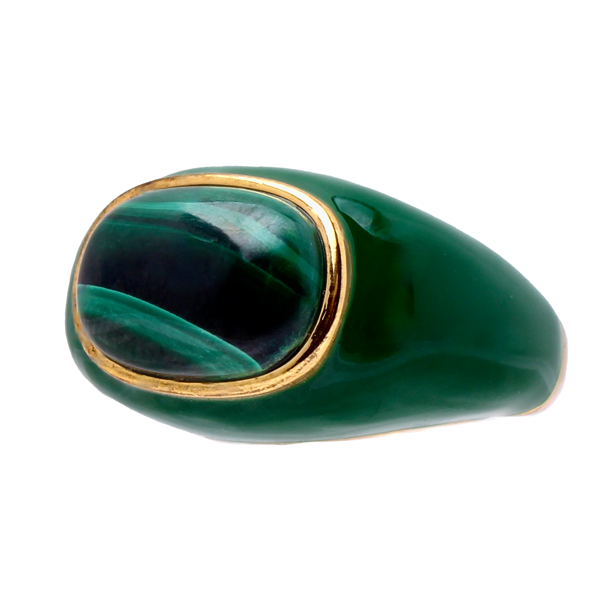 Ingleside Inn – Mini Deep Green Enamel Cabochon