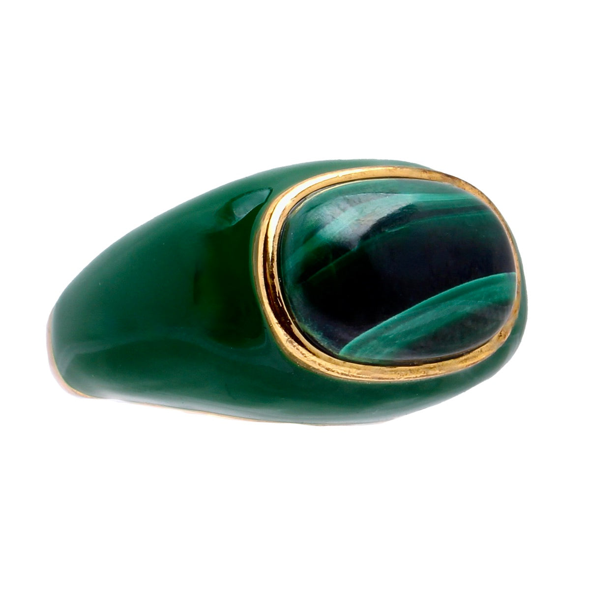 Ingleside Inn – Mini Deep Green Enamel Cabochon