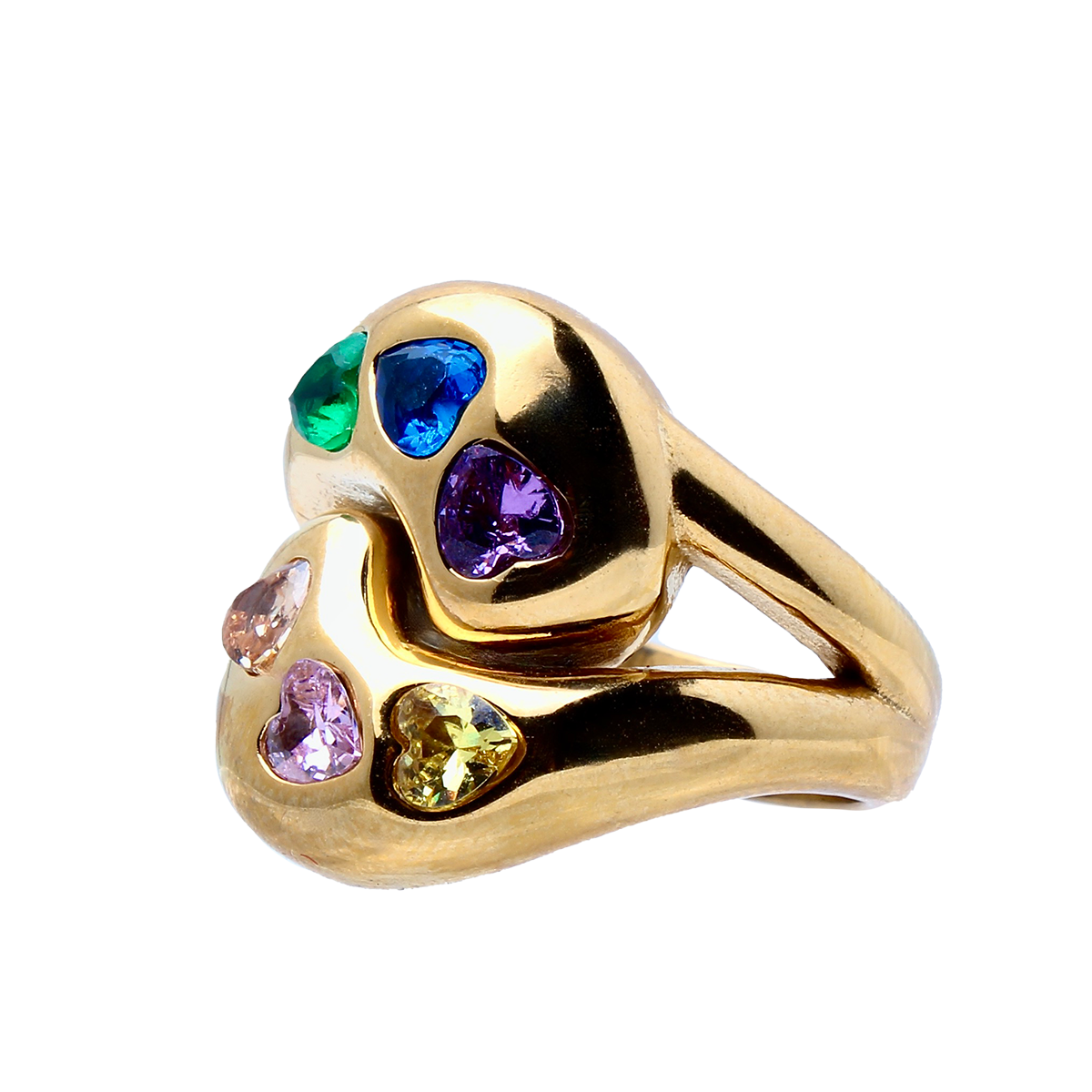 The Saguaro, Double-Headed Heart Ring Set