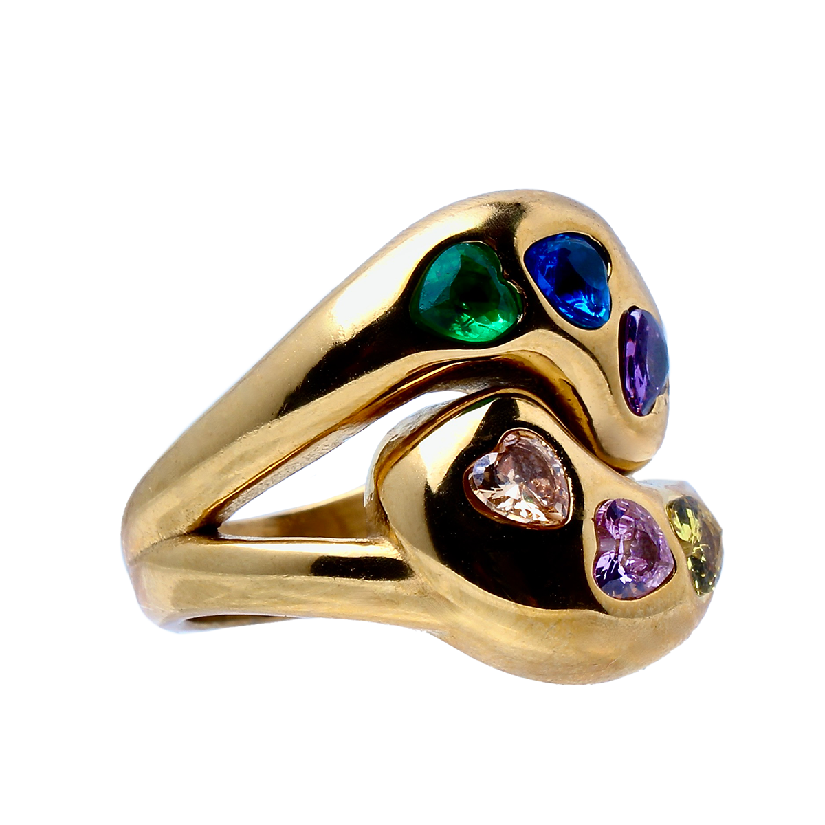 The Saguaro, Double-Headed Heart Ring Set