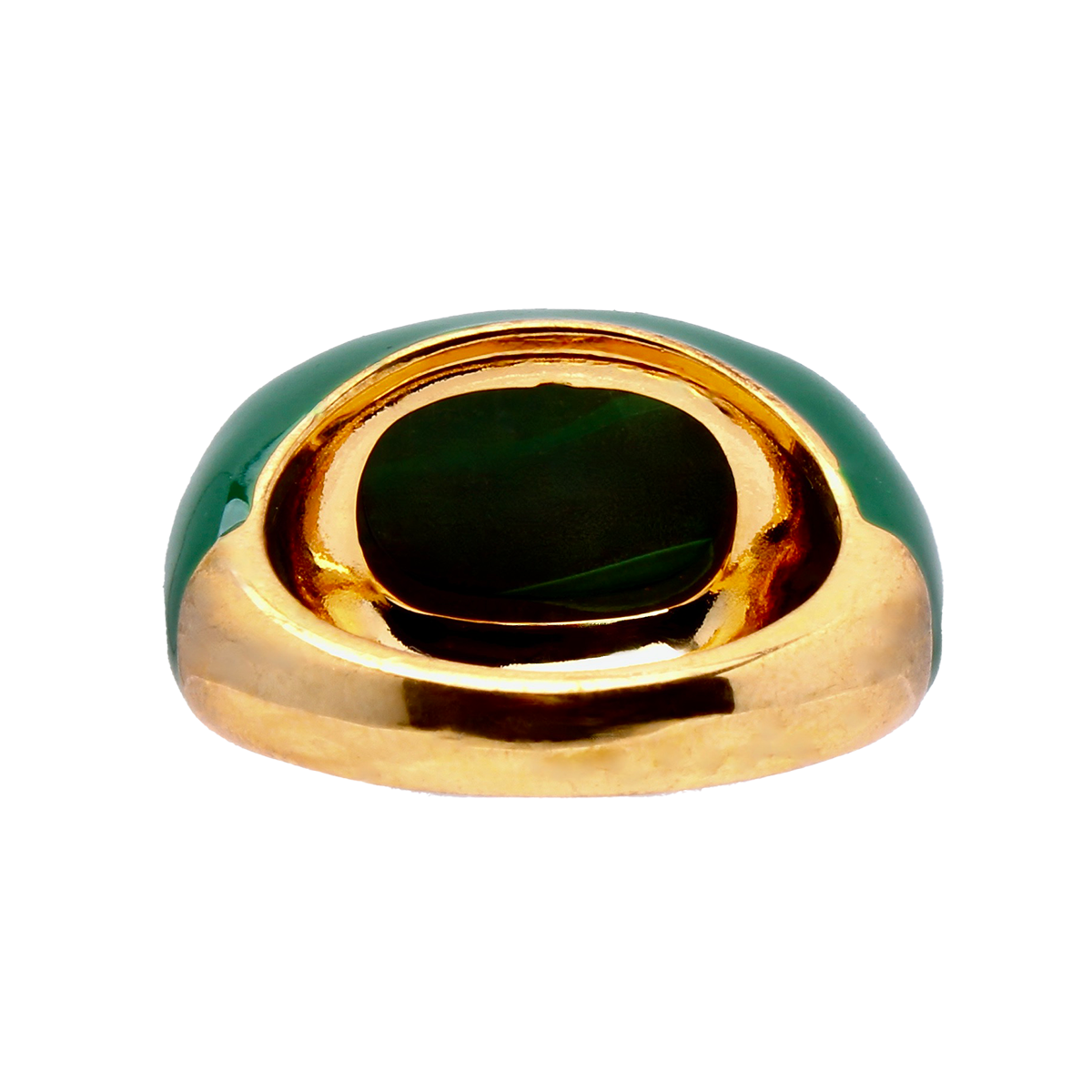Ingleside Inn – Mini Deep Green Enamel Cabochon