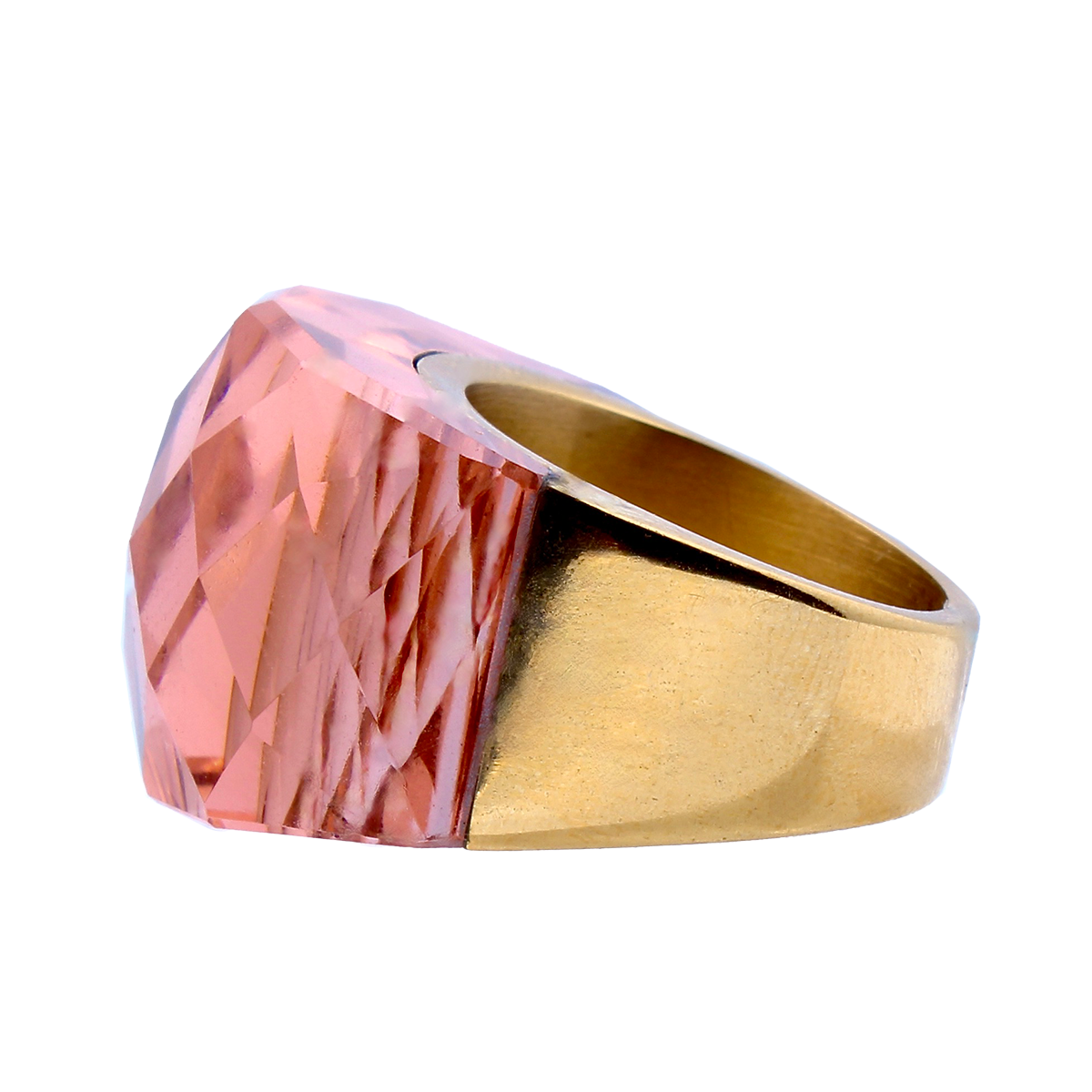 La Mirage, Oversized Le Rose Crystal Sculptural Cocktail Ring