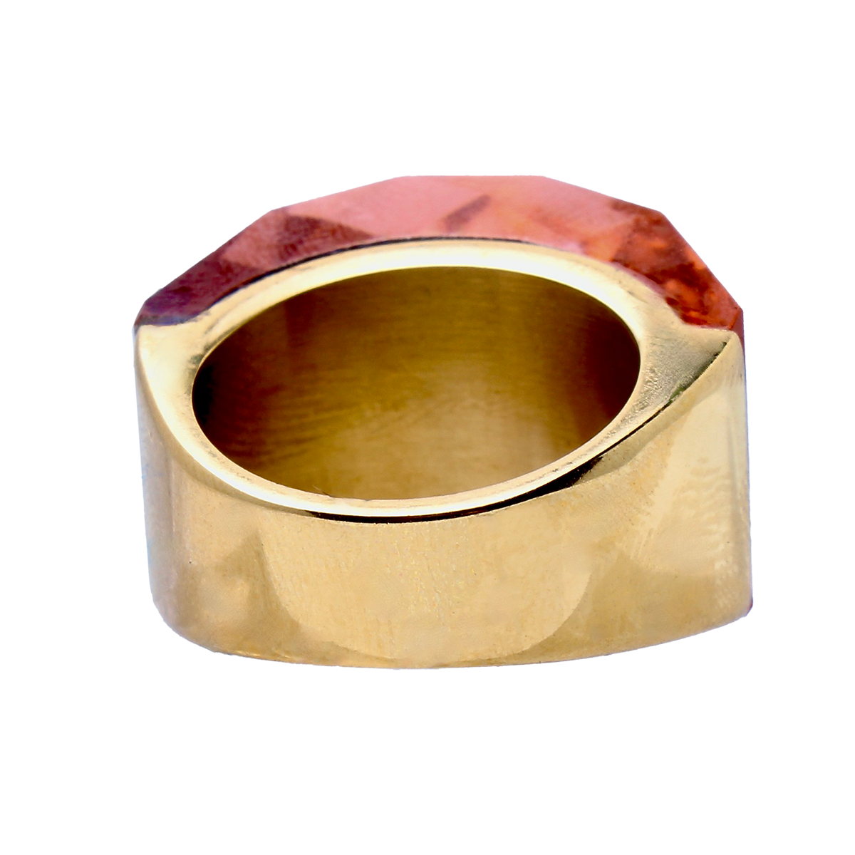 La Mirage, Oversized Le Rose Crystal Sculptural Cocktail Ring