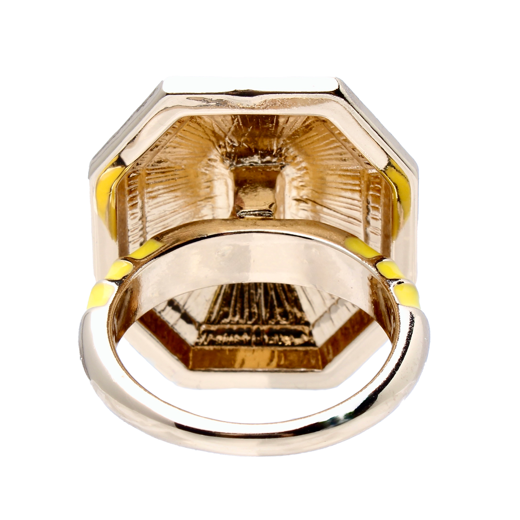 The Mod Octogonal Enamel Ring