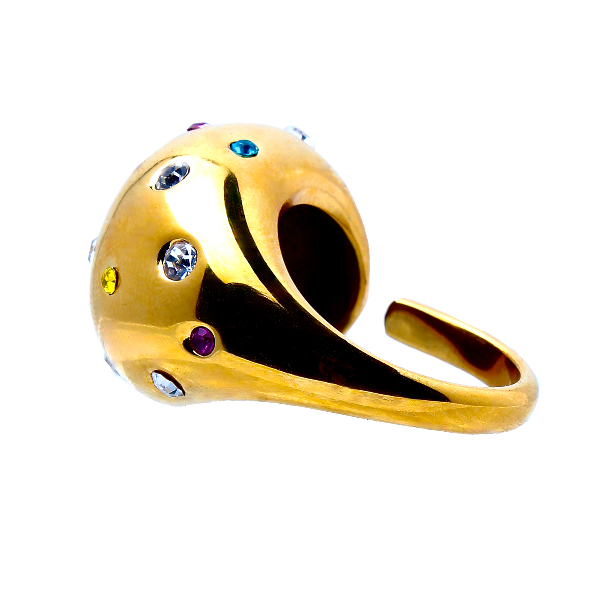The Monkey Tree, Opulent Sculptural Gold Ring