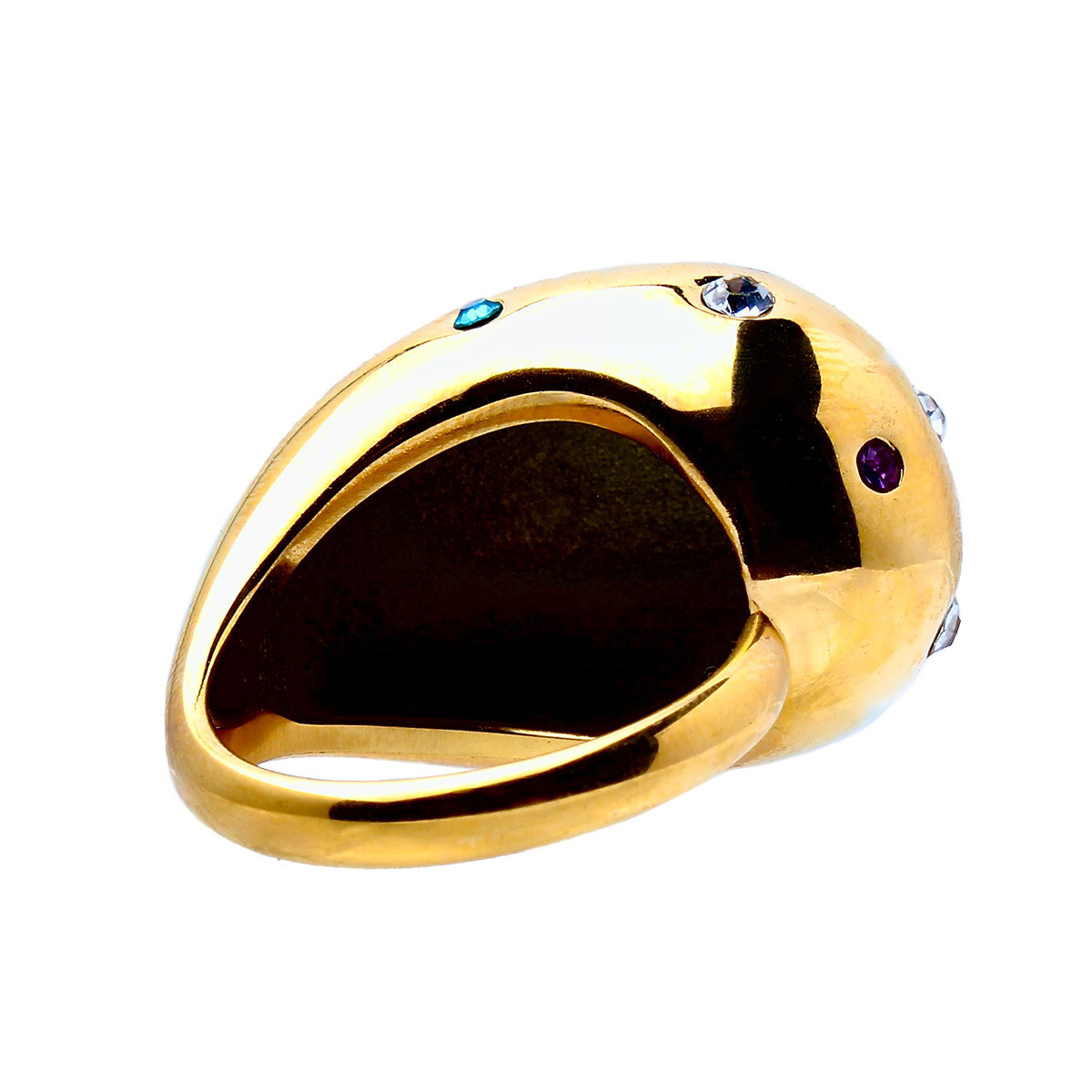 The Monkey Tree, Opulent Sculptural Gold Ring