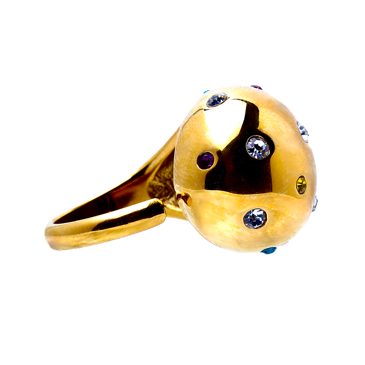 The Monkey Tree, Opulent Sculptural Gold Ring