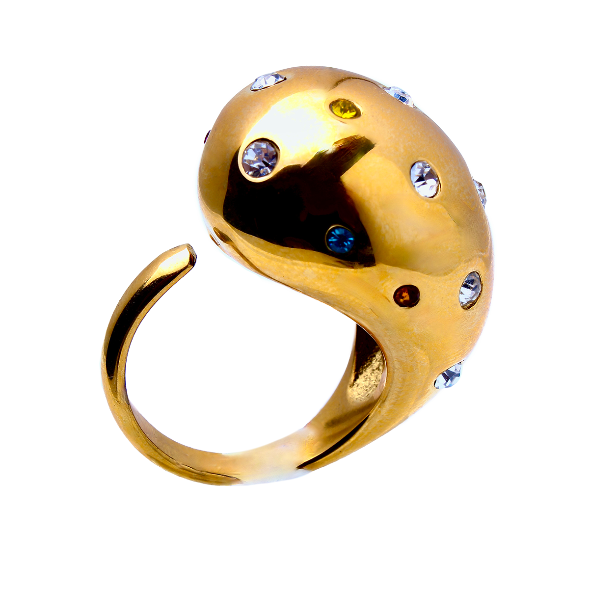 The Monkey Tree, Opulent Sculptural Gold Ring