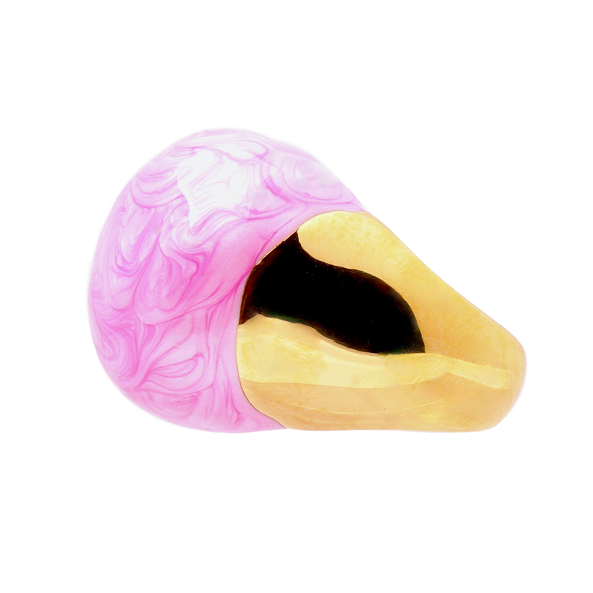 L’HORIZON, Fuchsia Marbré Cocktail Ring