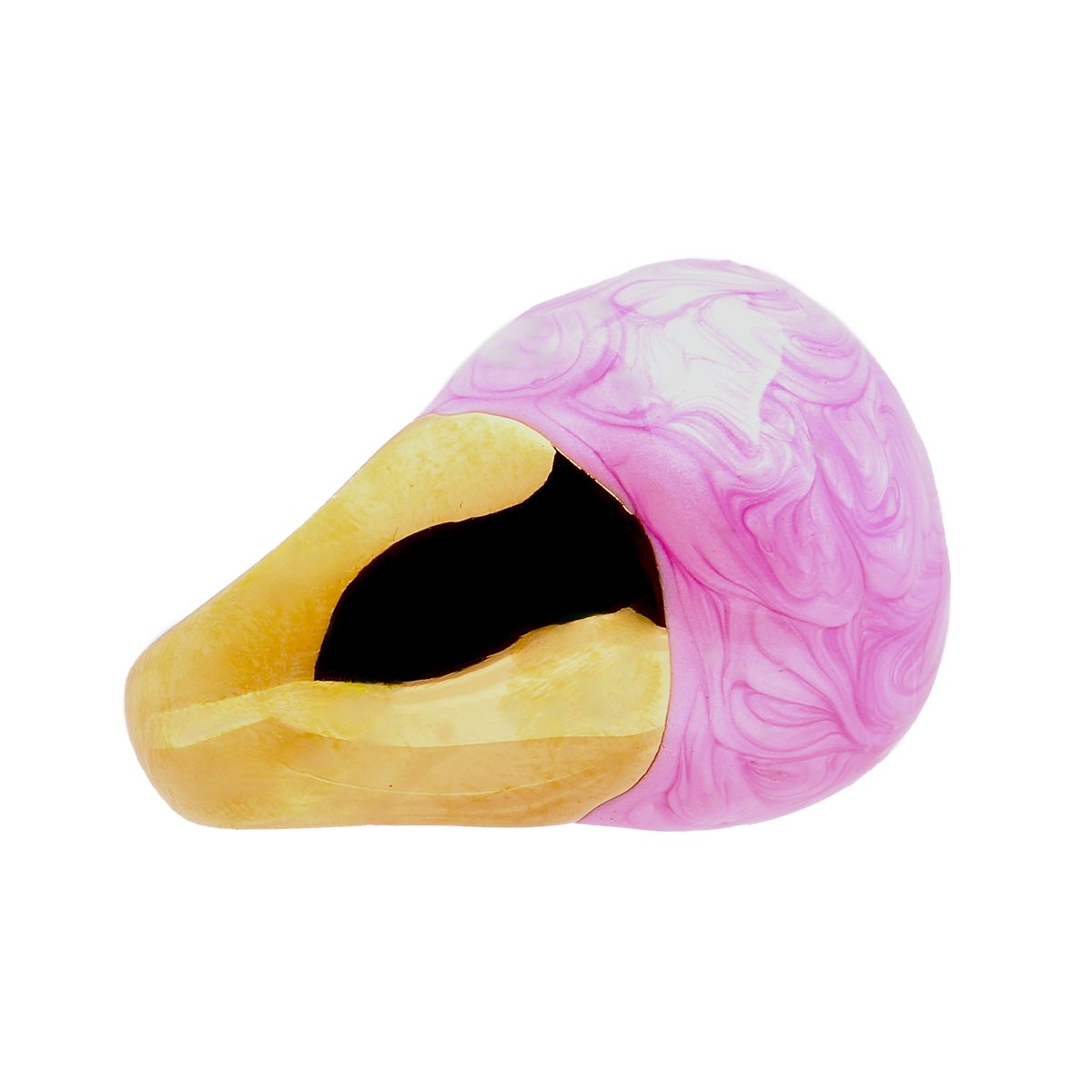 L’HORIZON, Fuchsia Marbré Cocktail Ring
