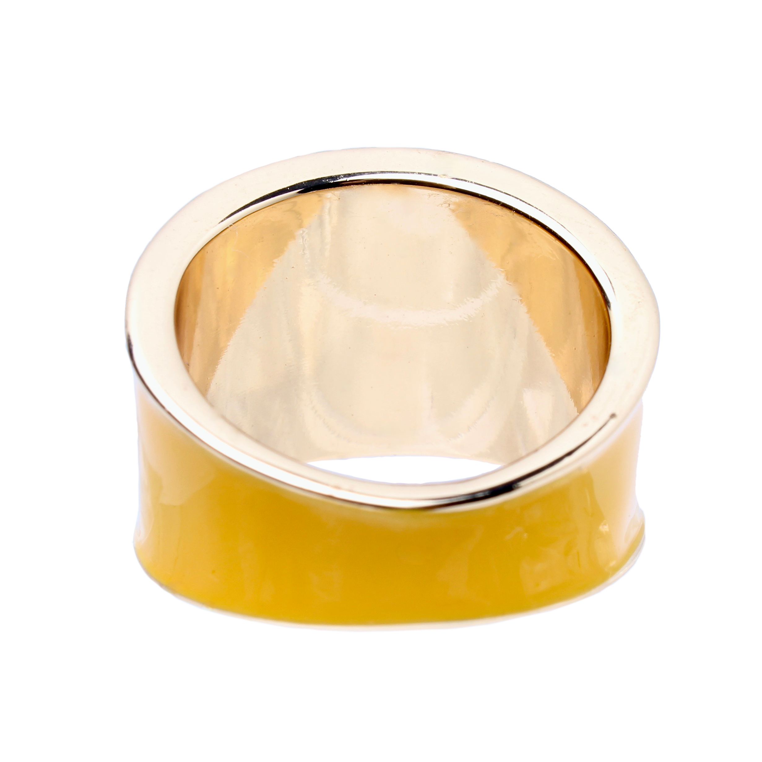 Colony Palms Citrine Enamel Band