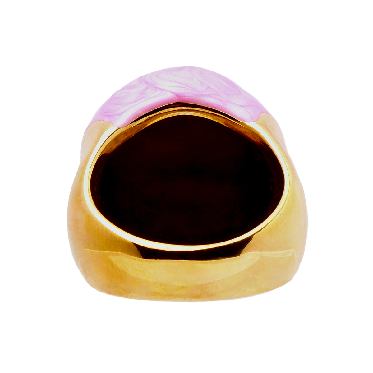 L’HORIZON, Fuchsia Marbré Cocktail Ring