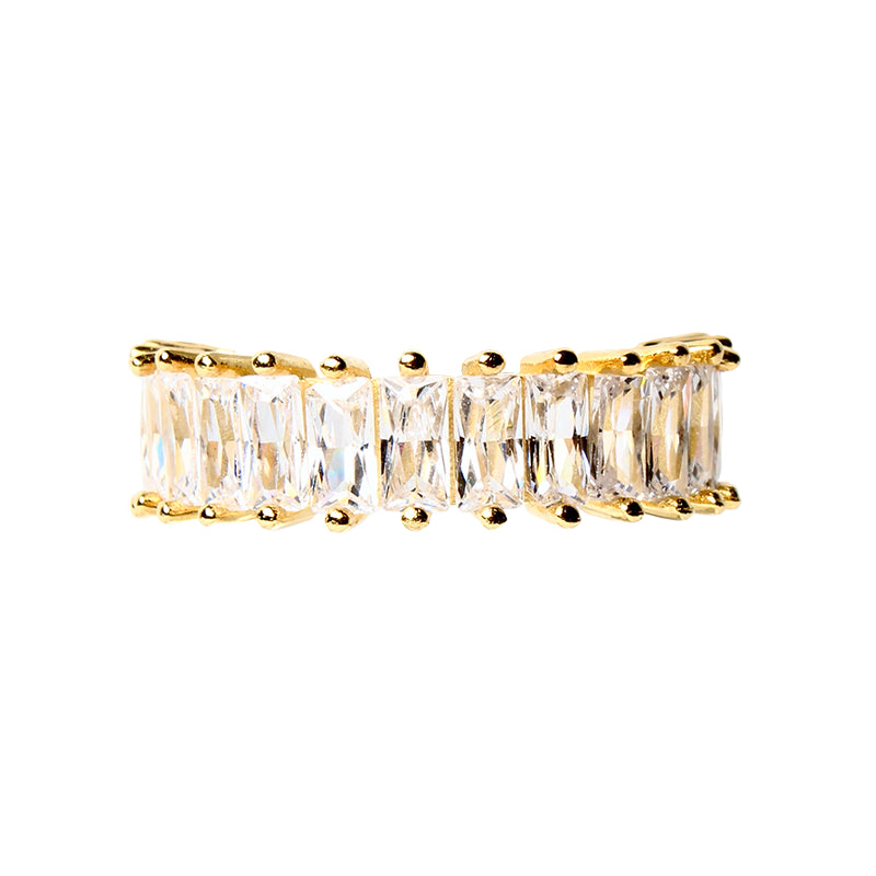 Dorian Grey, Iconic Clear Eternity Gold Band