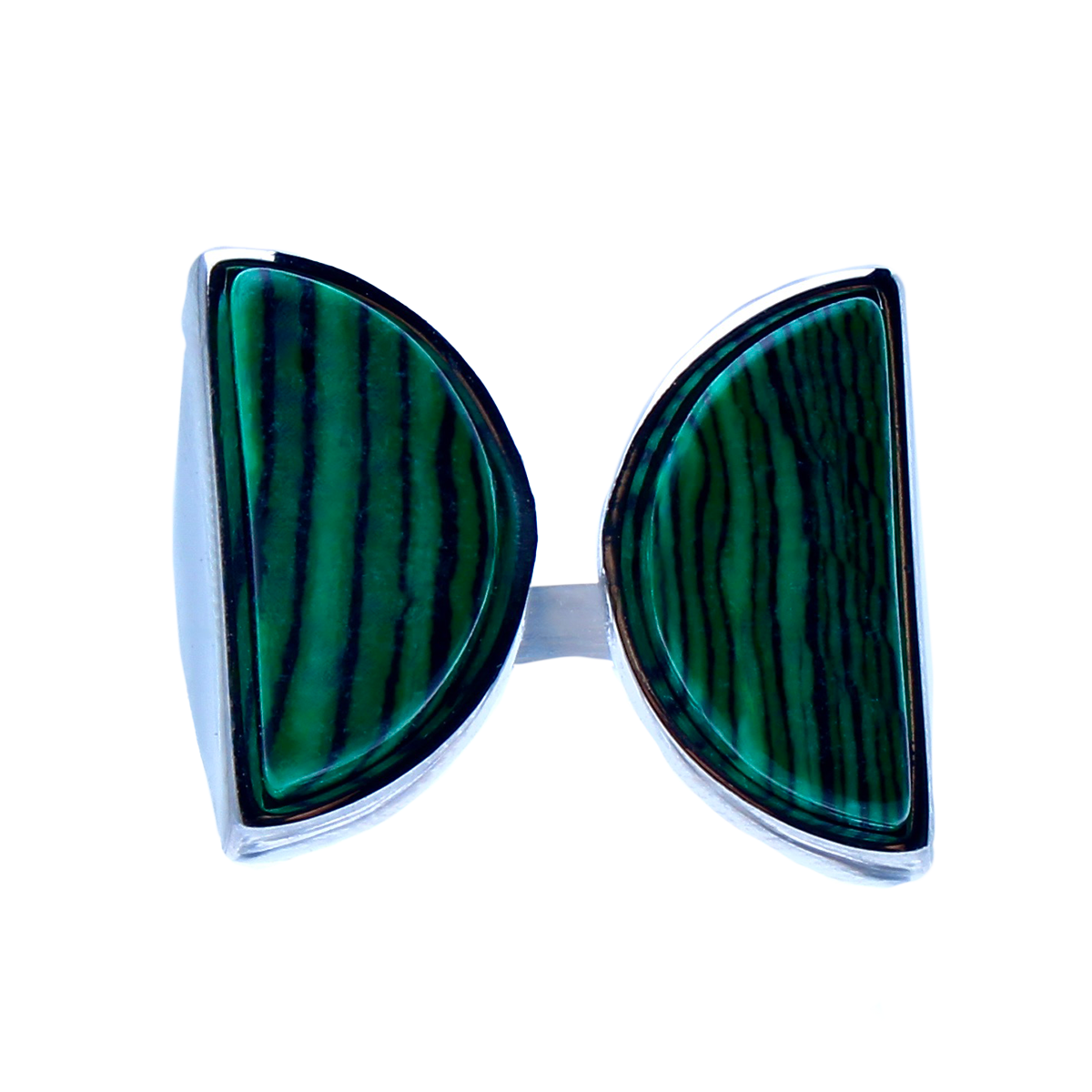 PALM CANYON, Twin Malachite Stones Set Band