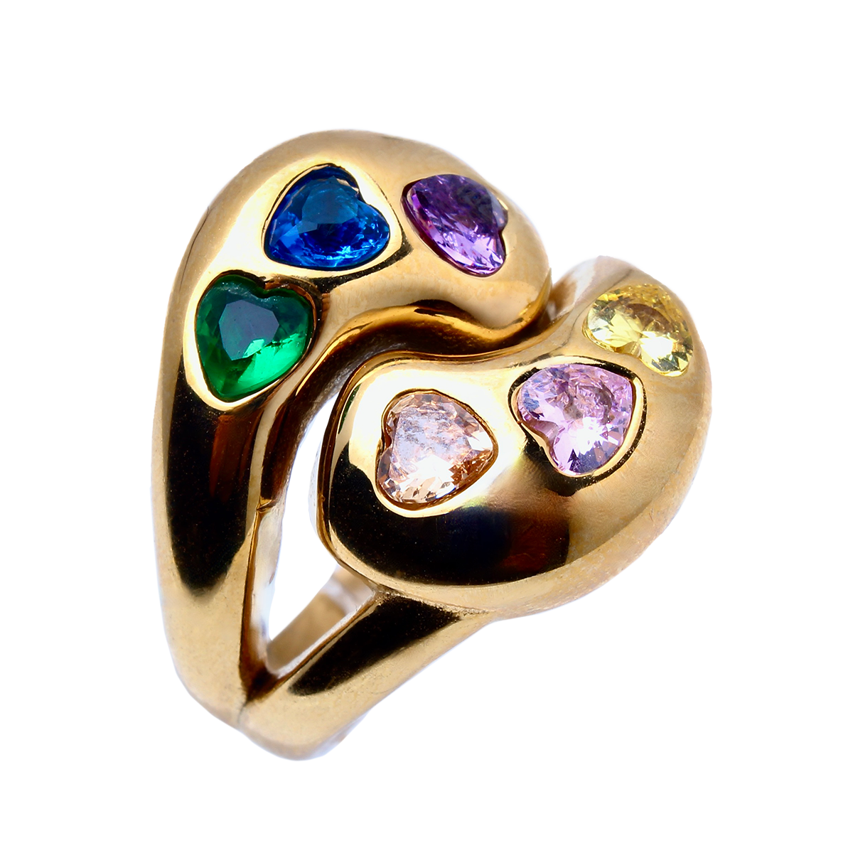 The Saguaro, Double-Headed Heart Ring Set