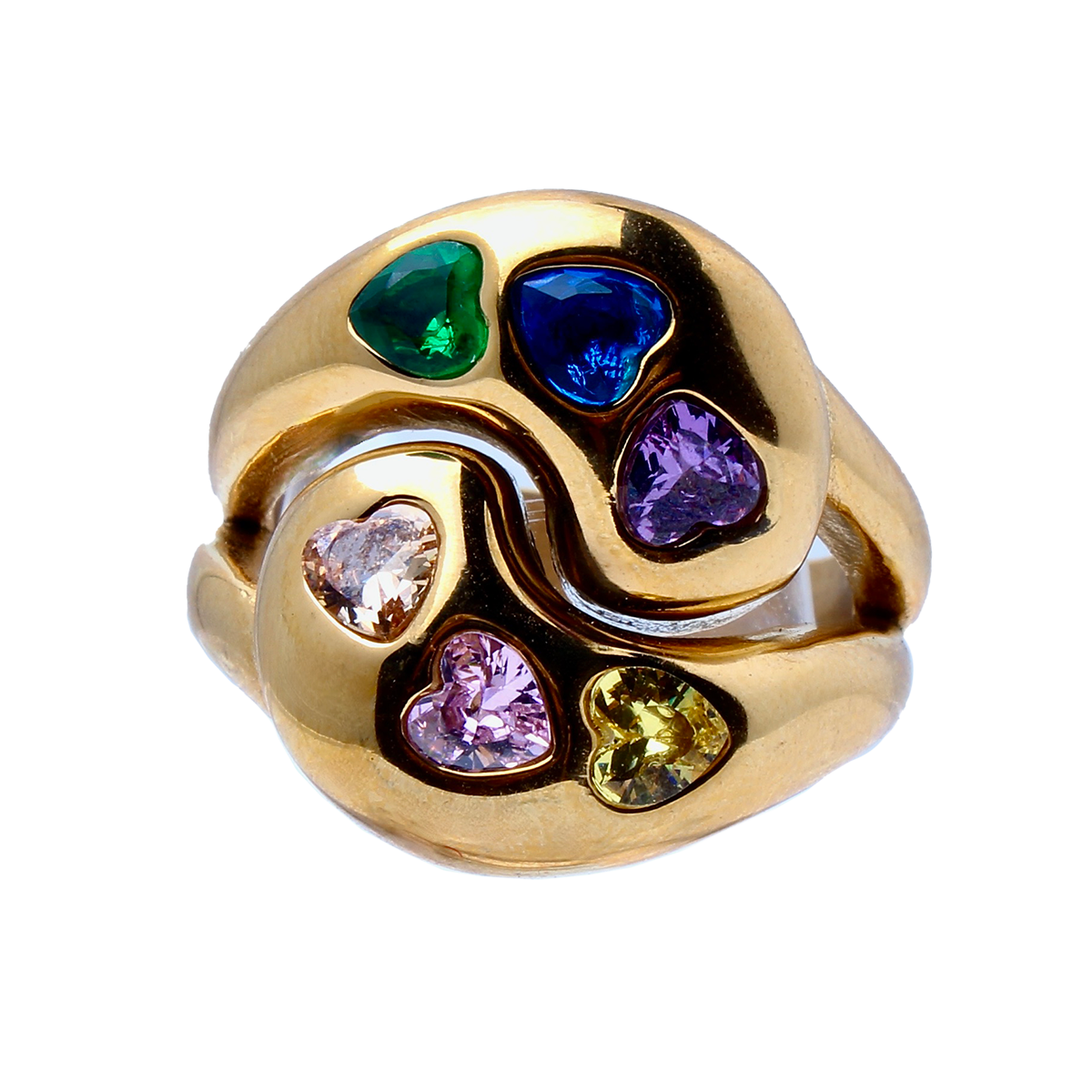 The Saguaro, Double-Headed Heart Ring Set