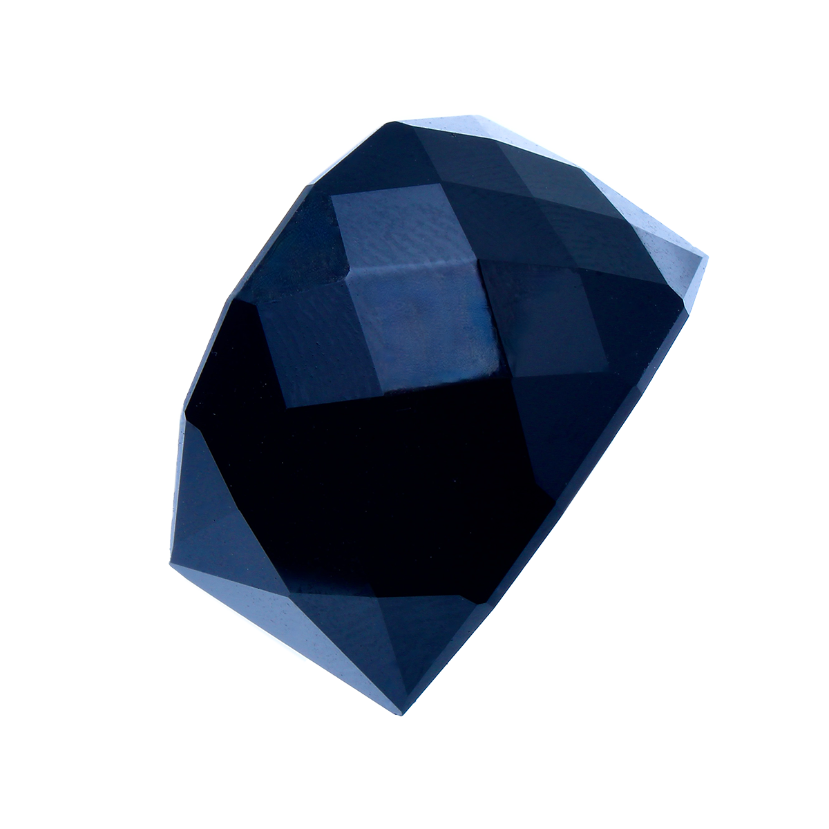 La Mirage, Oversized Onyx Black Sculptural Cocktail Ring