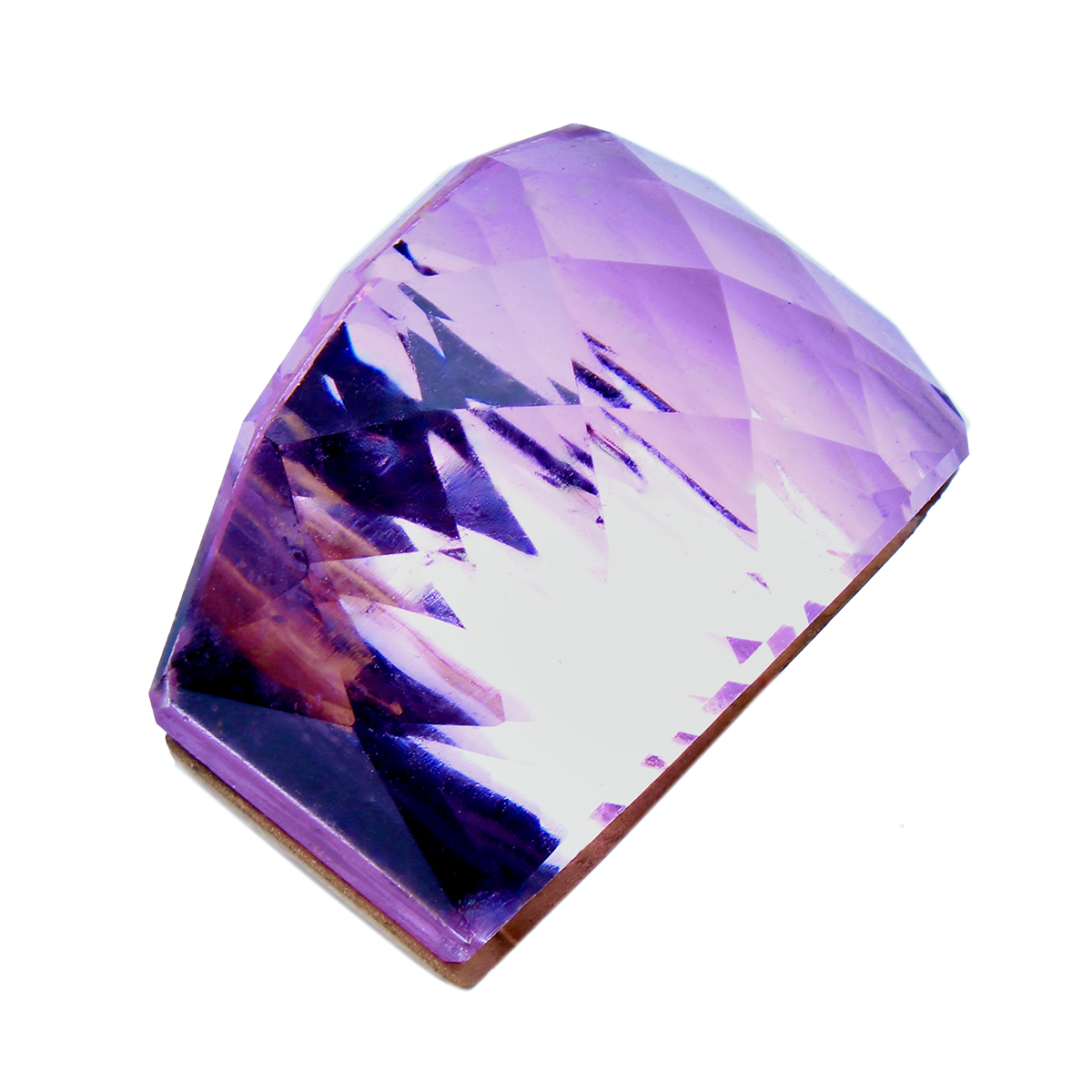 La Mirage, Oversized Lavender Crystal Sculptural Cocktail Ring