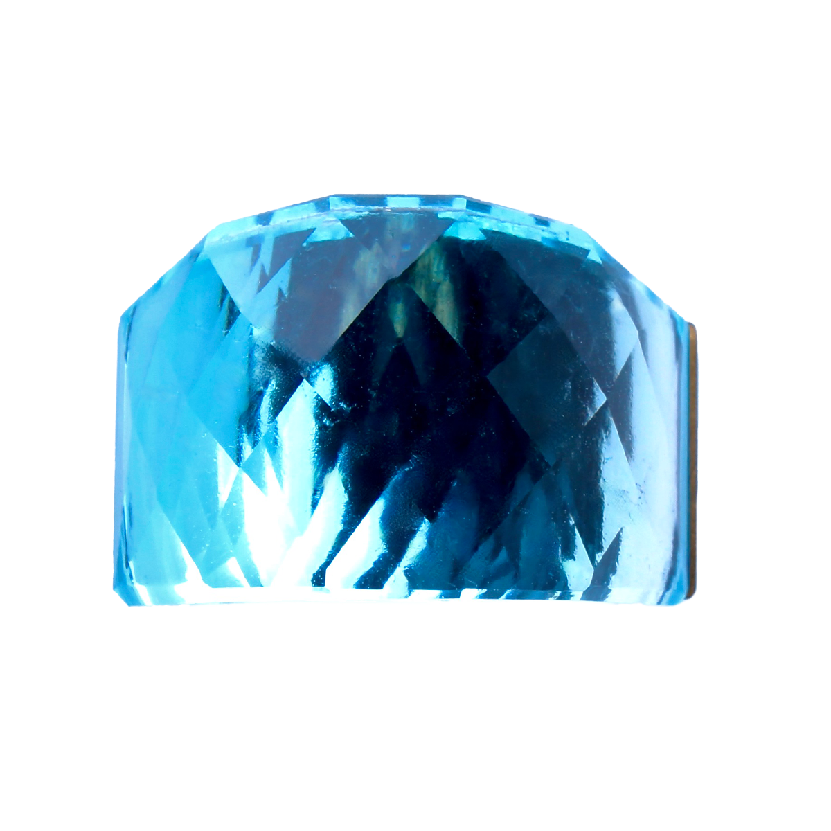 La Mirage, Oversized Cobalt Blue Crystal Sculptural Cocktail Ring