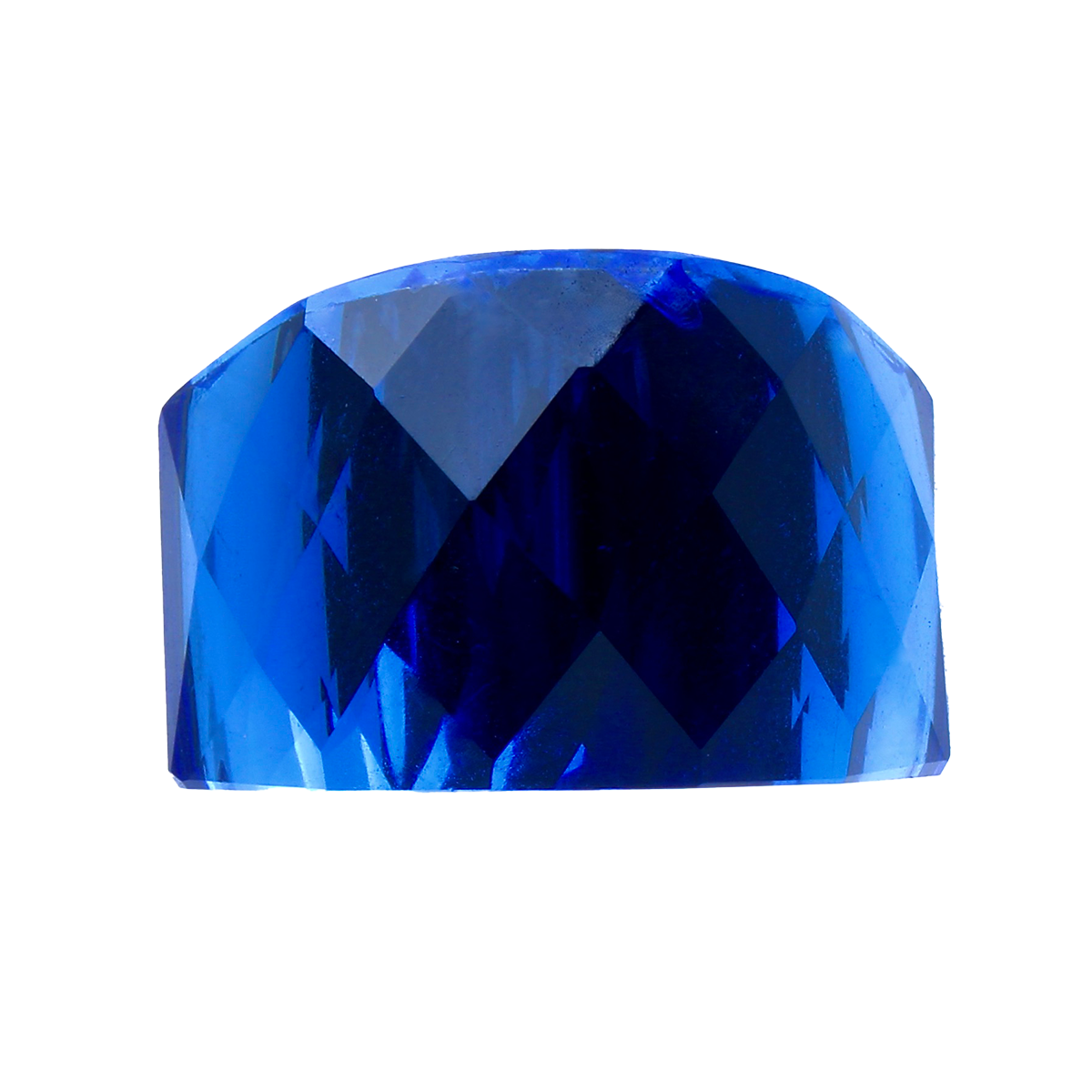 La Mirage, Oversized  Deep Blue Crystal Sculptural Cocktail Ring