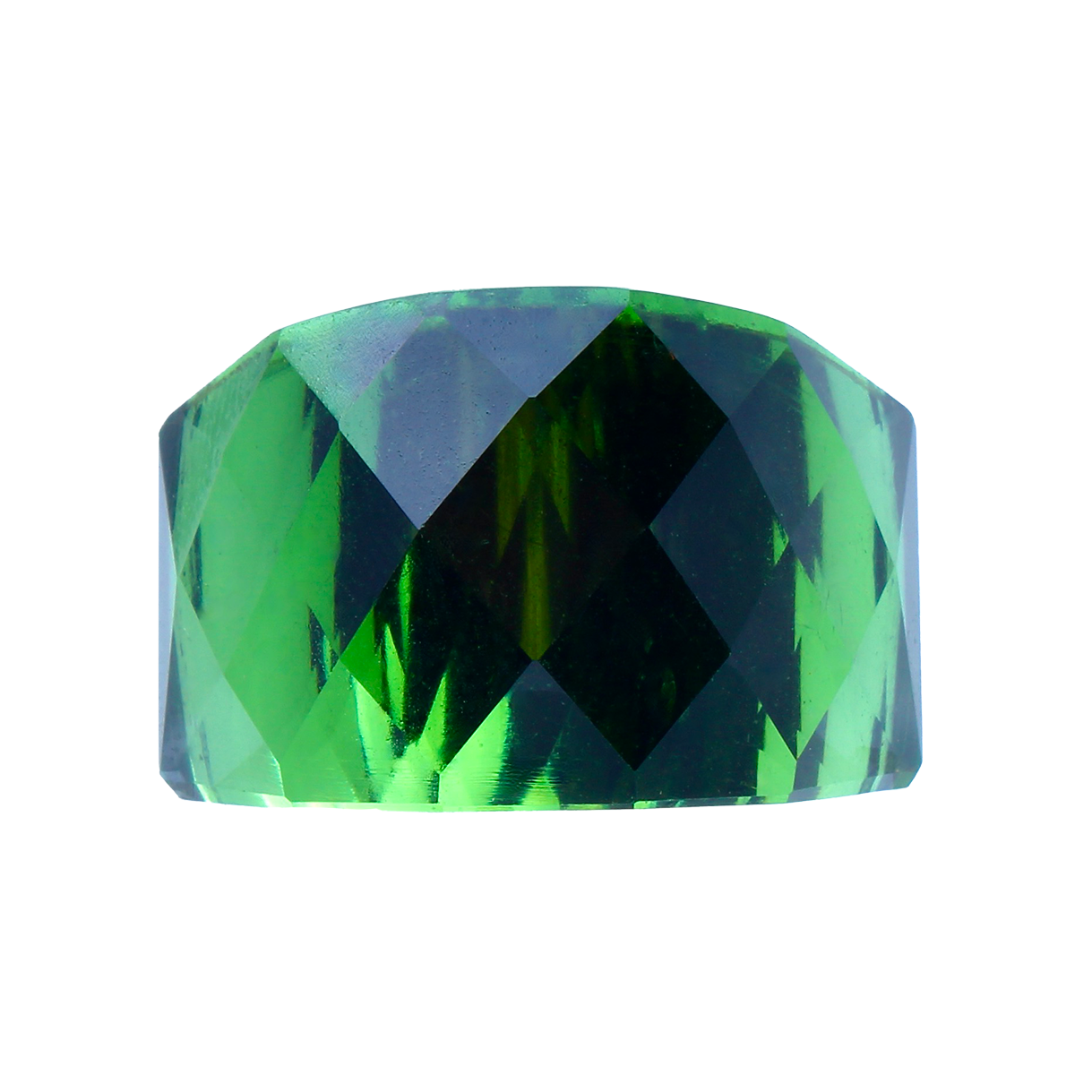 La Mirage, Oversized  Emerald-Green Crystal Sculptural Cocktail Ring