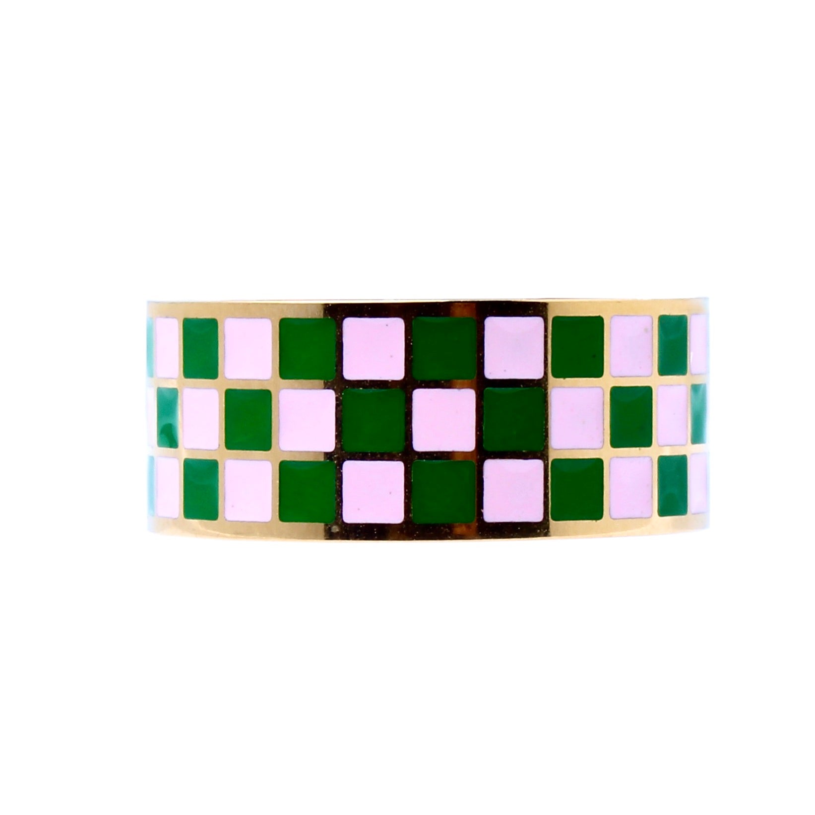 The Grand Prix Enamel Gold Band