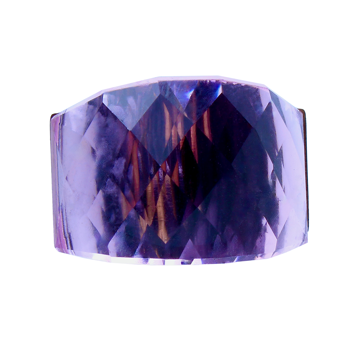 La Mirage, Oversized Lavender Crystal Sculptural Cocktail Ring