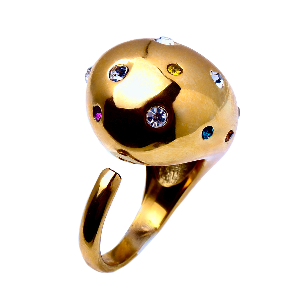 The Monkey Tree, Opulent Sculptural Gold Ring