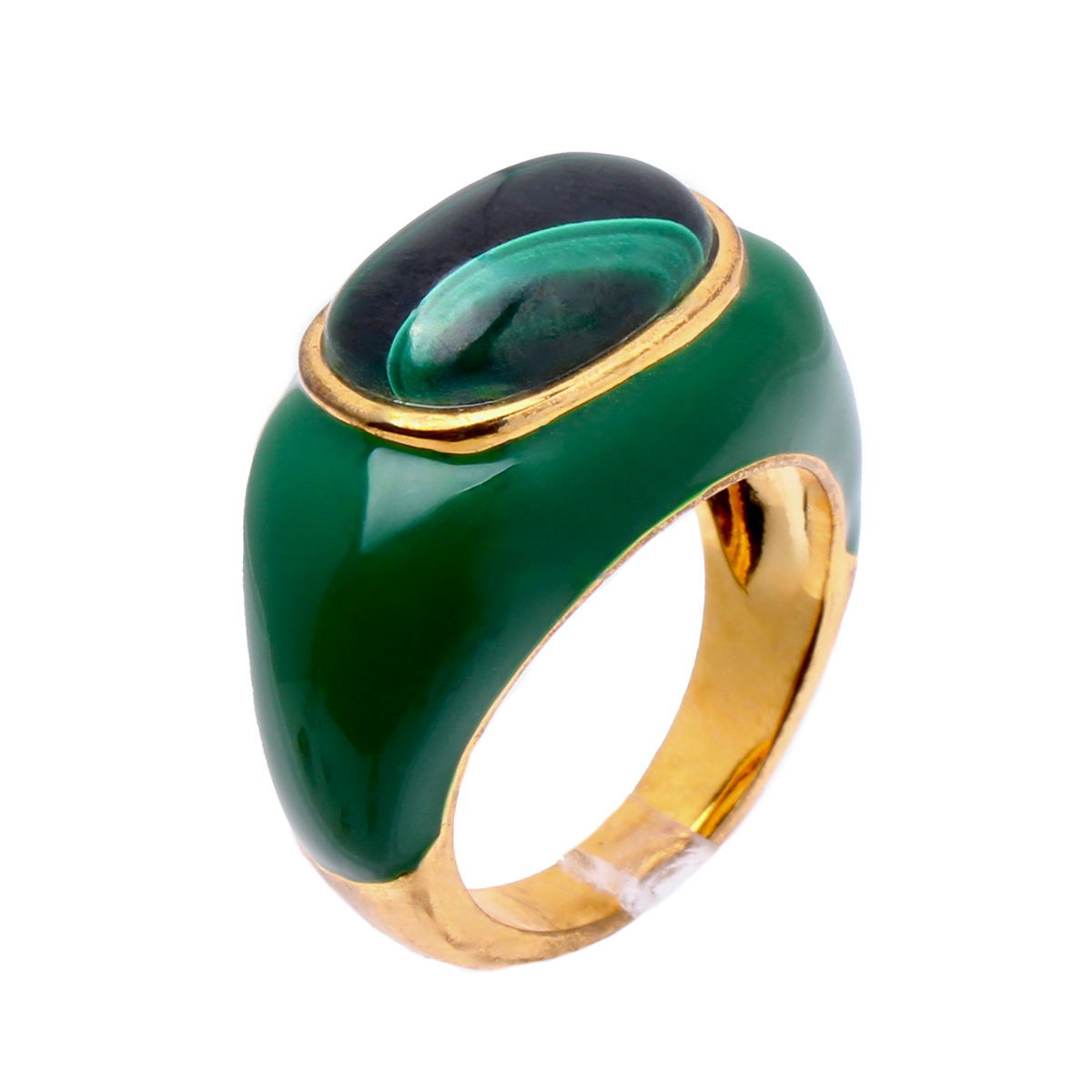Ingleside Inn – Mini Deep Green Enamel Cabochon