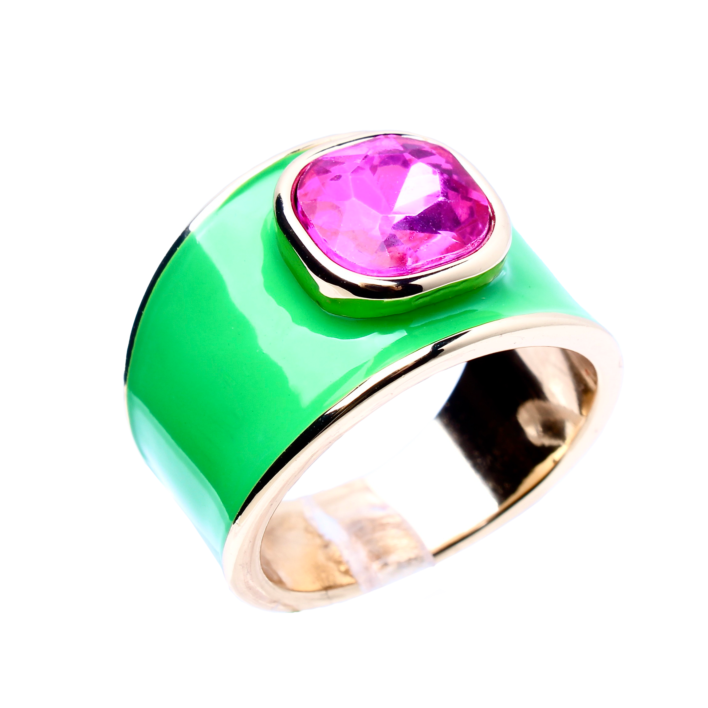 Colony Palms Green Enamel Band