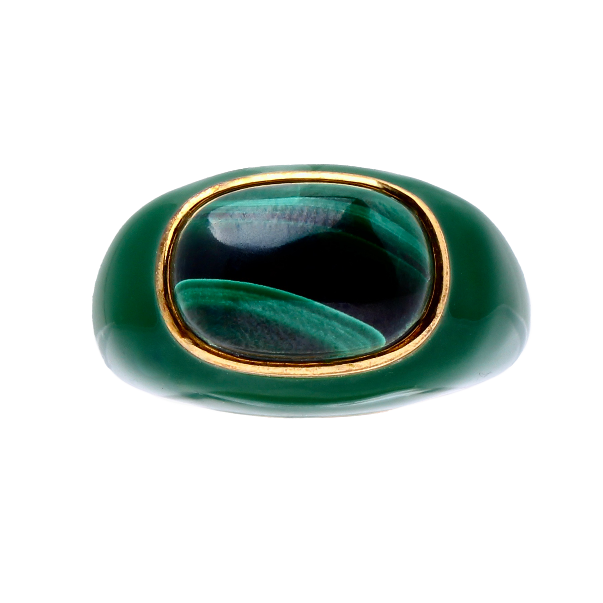 Ingleside Inn – Mini Deep Green Enamel Cabochon