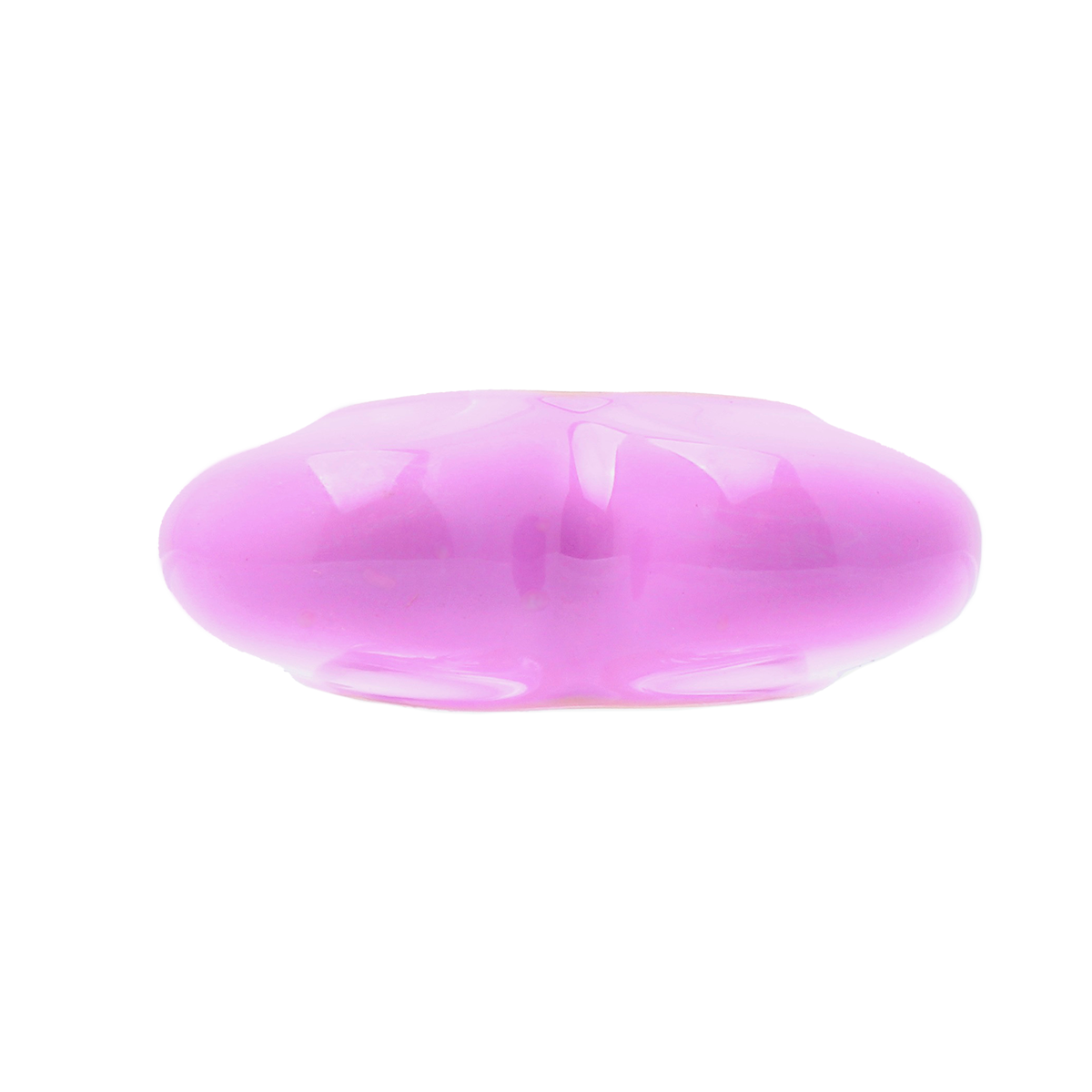 LES CACTUS, Glossy Lilac Enamel Sculptural Heart Cocktail Ring