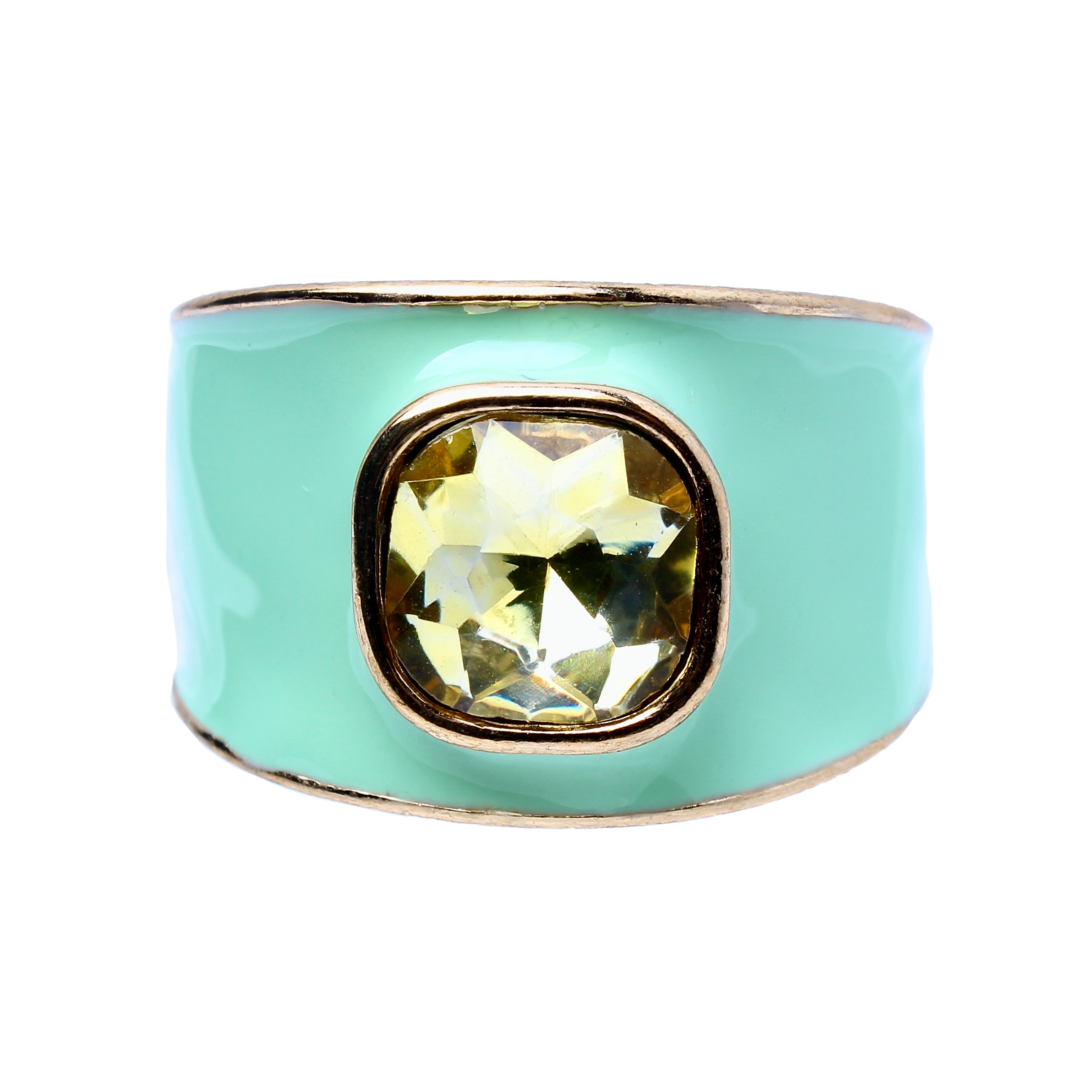 Colony Palms Aqua Enamel Band